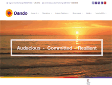 Tablet Screenshot of oandoplc.com